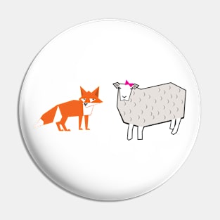 Fox Ewe Pin