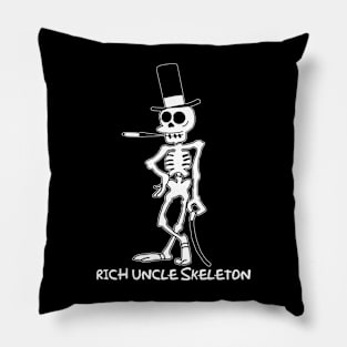 Rich Uncle Skeleton Pillow