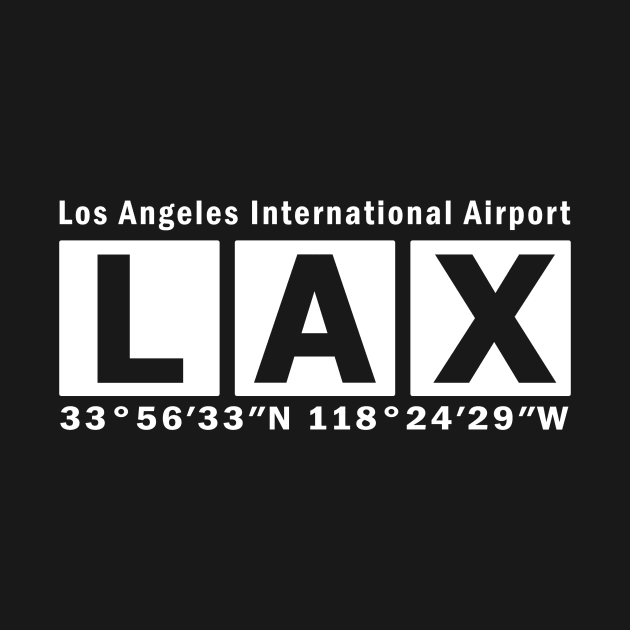 LAX Airport, Los Angeles International Airport by Fly Buy Wear