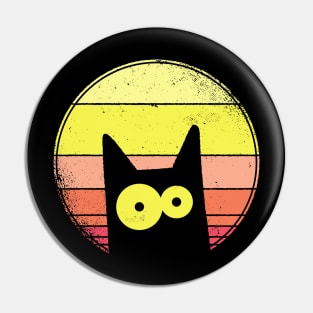 Mozart the cat (sunset) Pin