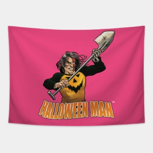 Halloween Man "Shovel" Tapestry