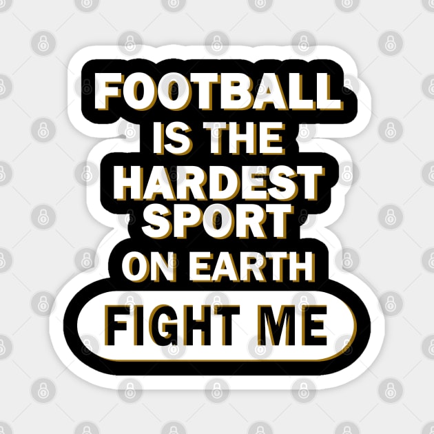 American Football Quarterback Men Boys Magnet by FindYourFavouriteDesign