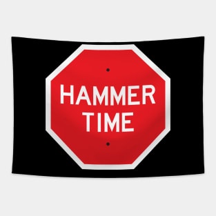 STOP: HAMMER TIME Tapestry