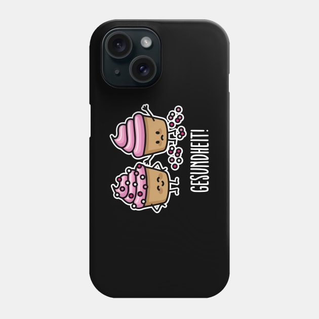 Gesundheit! cupcakes sprinkles Bless you sneezing cupcake Phone Case by LaundryFactory