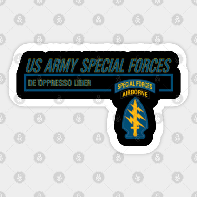 Us Army Special Forces Special Forces Sticker Teepublic