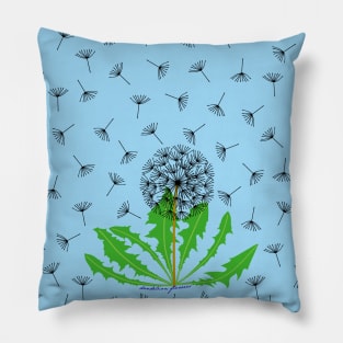 Dandelion flower Pillow