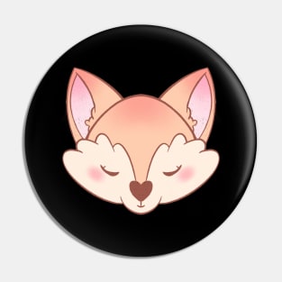 Sleeping fox Pin