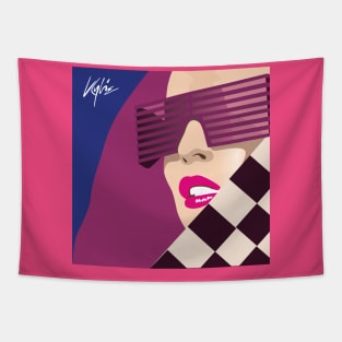 Kylie Minogue Pop Art Memorabilia Tapestry