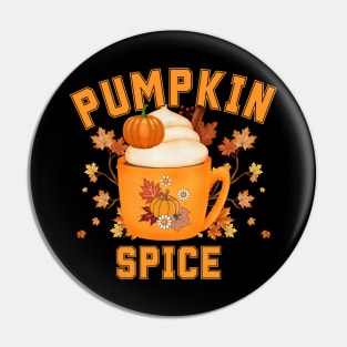 Pumpkin Spice Bliss - A Cup of Cozy Comfort Pin