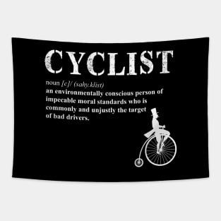 Cyclist Funny Definition Tapestry