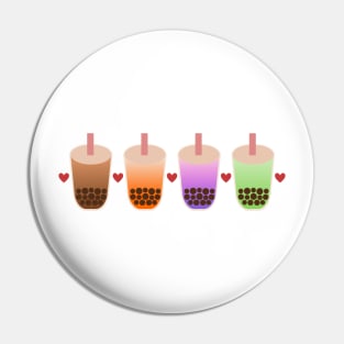 Bubble Tea Love Pin