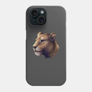 African Lioness at dawn Phone Case