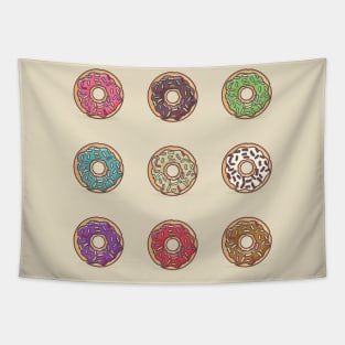 I Love Doughnuts Tapestry