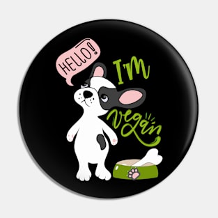 Hello I Am Vegan s By Belle Treasure Chest Pin