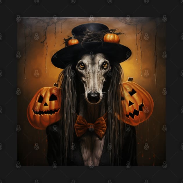 Scary Saluki Halloween by NatashaCuteShop