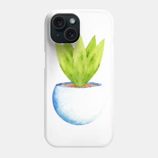 watercolor plant Phone Case