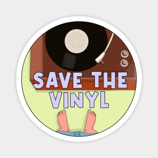 Save The Vinyl Magnet