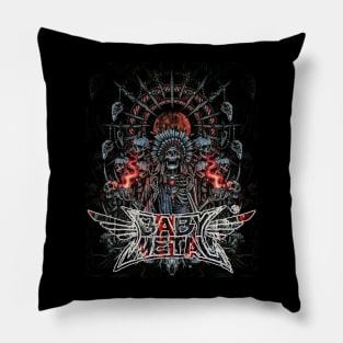 metal baby skull Pillow