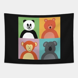 Animal Squares Tapestry