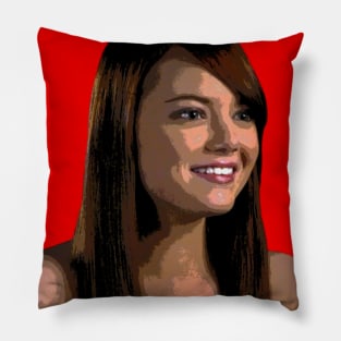 emma stone Pillow