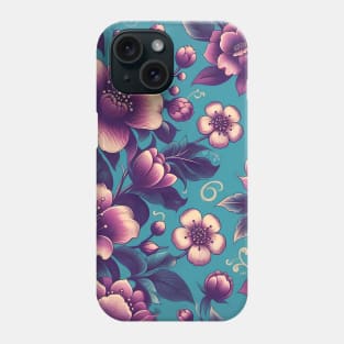 Purple Flowers Phone Case