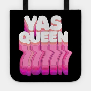 YAS QUEEN Slogan Tee / Typographic Design Tote