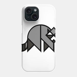 Geometric Raccoon Cartoon Phone Case