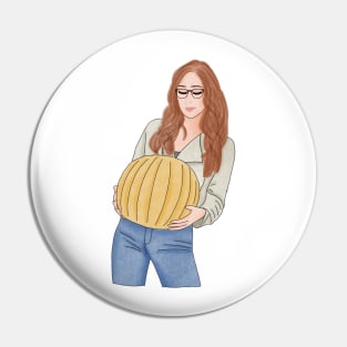 Pumpkin girl (2) Pin