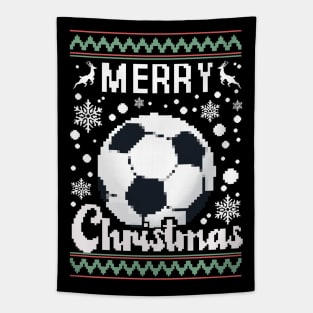 Christmas football lover Tapestry