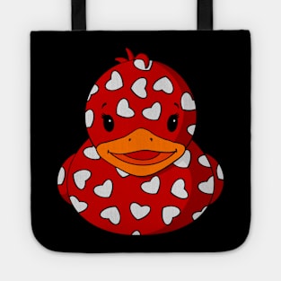 Valentine Rubber Duck Tote