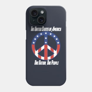 USA One Nation, One People Phone Case