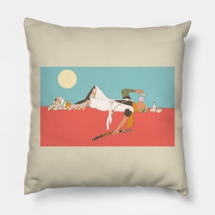 Summer Sparrow Pillow