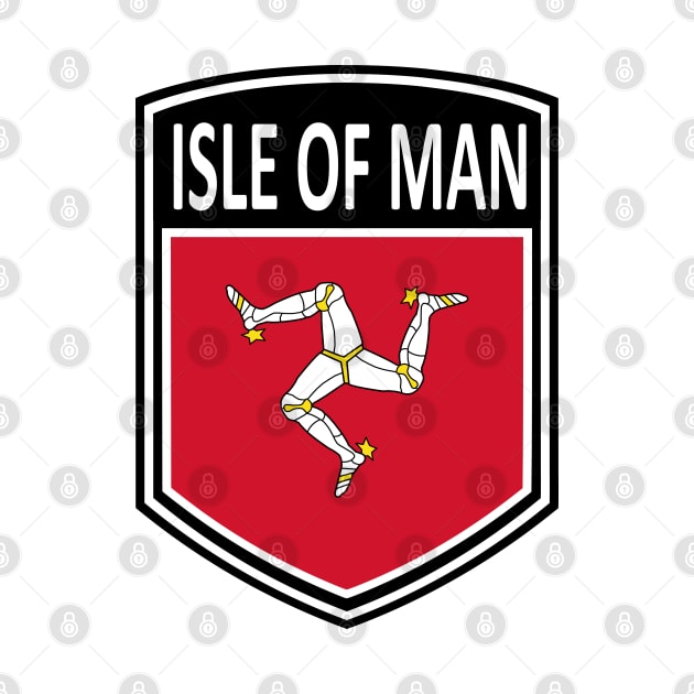 Flag Shield - Isle of Man by Taylor'd Designs