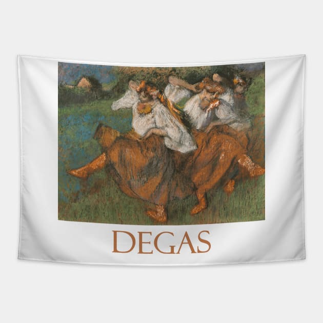 Russian Dancers by Edgar Degas Tapestry by Naves