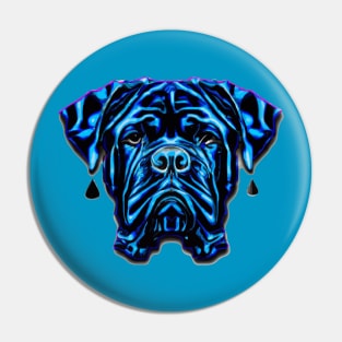 Neapolitan Mastiff Mastino Napoletano Tattoo Art Print Pin