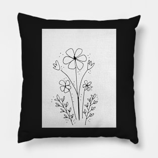 Dainty Floral Pillow