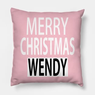 Merry Christmas Wendy Pillow