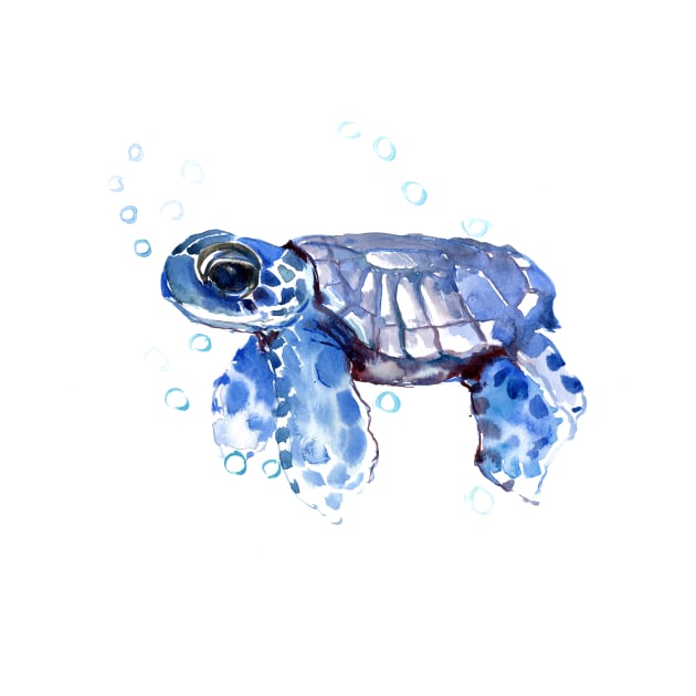 Sea Turtle, cute Turtle Blue turtle by surenart