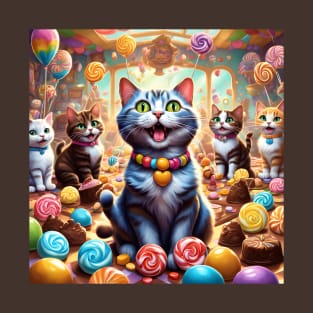 Chocolate Rendezvous Cats T-Shirt