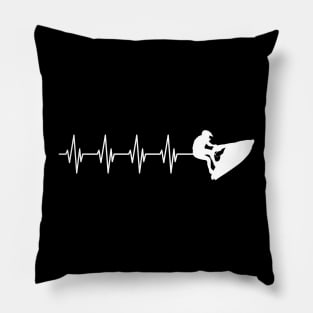 Jet Ski Heartbeat Pillow