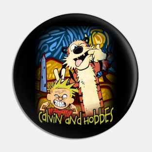 Calvin And Hobbes Pins and Buttons for Sale