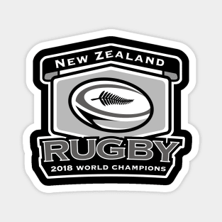 New Zealand Rugby 2018 World Champions Magnet