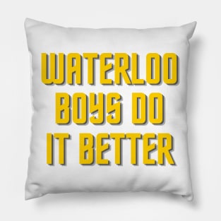 Waterloo Boys Pillow