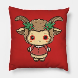Festive goat Pillow