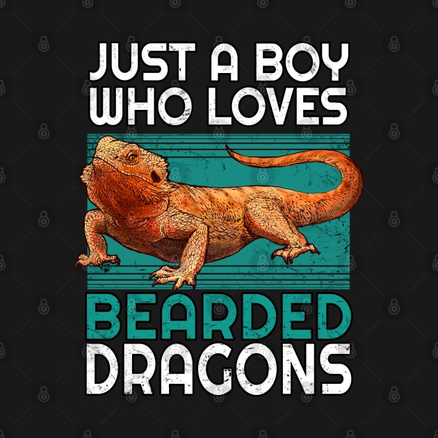 Just a boy who loves bearded dragons, bearded dragon lover, bearded dragon dad by Ryuvhiel