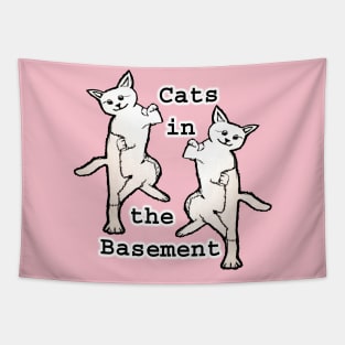 Cats in the Basement Tapestry