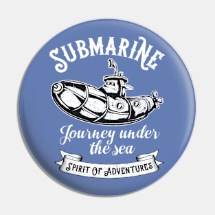 Submarine journey under the sea Pin