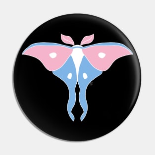 Trans luna moth Pin