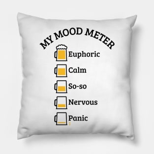 My Mood Meter (Beer Drinker / V2 / POS) Pillow