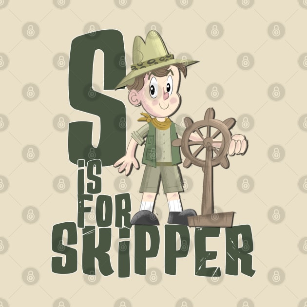 S is for Skipper (Boy Skipper) by The Skipper Store